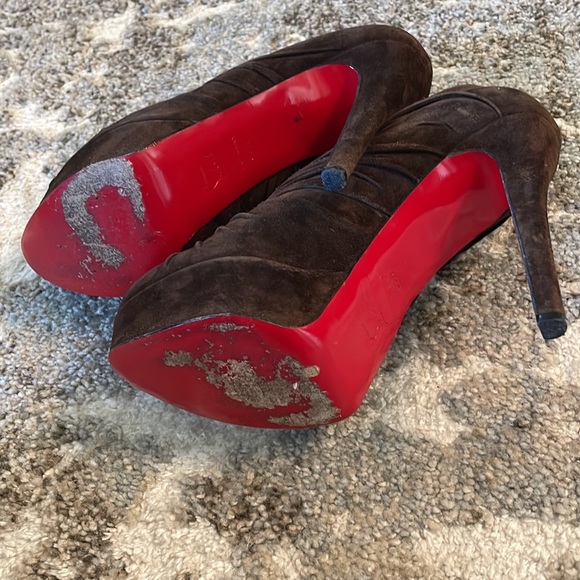 Louboutin Suede Booties - Picture 2 of 9